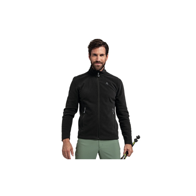 Schöffel Fleecejacke Cincinnati3 (atmungsaktiv, schnelltrocknend, warm, 2-Wege-Stretch) schwarz Herren